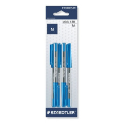 ΣΤΥΛΟ STICK ΣΕΤ 6ΤΕΜ BALLPOINT STAEDTLER M ΜΠΛΕ 430M3BK6D