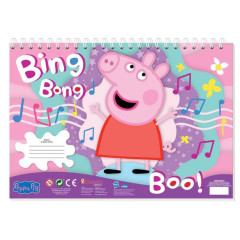 ΜΠΛΟΚ ΖΩΓΡΑΦ PEPPA PIG 23X33 40ΦΥΛ ΑΥΤΟΚ-ΣΤΕΝΣΙΛ- 2ΣΕΛ ΧΡ 2ΣΧ