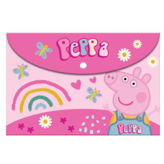 ΦΑΚΕΛΟΣ ΚΟΥΜΠΙ Α4 PEPPA PIG (ΣΥΣΚ.-10TEM)