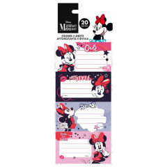 ΕΤΙΚΕΤΕΣ ΑΥΤΟΚΟΛΛΗΤΕΣ DISNEY MINNIE MOUSE 20 ΤΜΧ. 5 ΦΥΛΛΑ