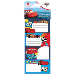 ΕΤΙΚΕΤΕΣ ΑΥΤΟΚΟΛΛΗΤΕΣ DISNEY CARS 20 ΤΜΧ. 5 ΦΥΛΛΑ