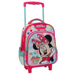 ΤΣΑΝΤΑ ΤΡΟΛΕΪ ΝΗΠΙΟΥ DISNEY MINNIE MOUSE I LOVE RAINBOW MUST 2 ΘΗΚΕΣ