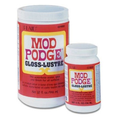 ΚΟΛΛΑ-ΒΕΡΝΙΚΙ MOD PODGE GLOSS 236ML ΚΟΚΚΙΝΗ PLAID