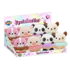 ΛΟΥΤΡΙΝΑ ΖΩΑΚΙΑ DONUTS TOYS SQUISHCUTIES 21 ΕΚ. 4 ΣΧΕΔΙΑ