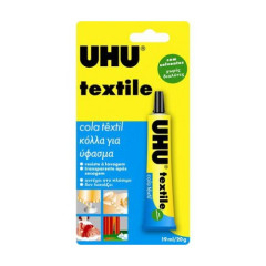 ΚΟΛΛΑ UHU TEXTILE 19ML (ΣΥΣΚ-6ΤΕΜ)