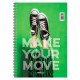 ΣΠΙΡΑΛ MAKE YOUR MOVE 17X25/120σελ. 1θ (ΣΥΣΚ-10ΤΕΜ)