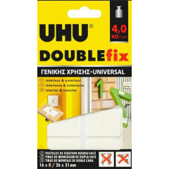 UHU DOUBLE FIX ΔΙΠΛΗΣ ΟΨΗΣ EXTREME 4kgNL6  (ΣΥΣΚ-6ΤΕΜ)