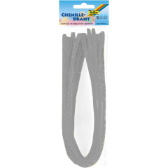 ΣΥΡΜΑ ΠΙΠΑΣ 8ΜΜ-50CM LIGHT GREY 10ΤΕΜ FOLIA