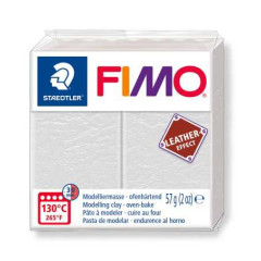 STAEDTLER ΠΗΛΟΣ FIMO LEATHER EFFECT 8010-029 57gr IVORY