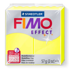 STAEDTLER ΠΗΛΟΣ FIMO 8010-101 EFFECT NEON YELLOW  57g