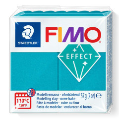 STAEDTLER ΠΗΛΟΣ FIMO 8010-36 EFFECT TURQUOISE METALLIC  57gr