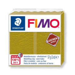 STAEDTLER ΠΗΛΟΣ FIMO LEATHER EFFECT OLIVE  8010-519 57gr