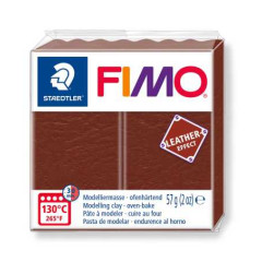 STAEDTLER ΠΗΛΟΣ FIMO LEATHER EFFECT NUT  8010-779 57gr