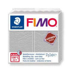 STAEDTLER ΠΗΛΟΣ FIMO LEATHER EFFECT DOVE GREY  8010-809 57gr