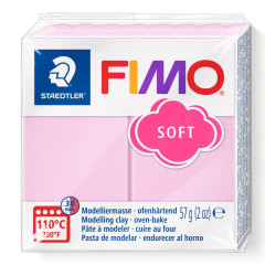 STAEDTLER ΠΗΛΟΣ FIMO 8020-205  SOFT LIGHT PINK 57gr