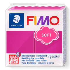 STAEDTLER ΠΗΛΟΣ FIMO 8020-22 SOFT RASPBERRY 57gr