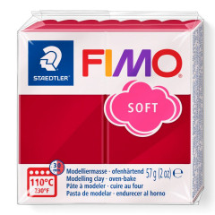 STAEDTLER ΠΗΛΟΣ FIMO 8020-26 SOFT CHERRY RED  57gr