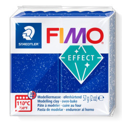 STAEDTLER ΠΗΛΟΣ FIMO 8020-302 EFFECT BLUE GLITTER 57gr