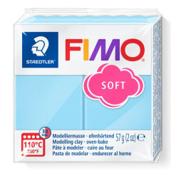 STAEDTLER ΠΗΛΟΣ FIMO 8020-305  SOFT AQUA 57gr