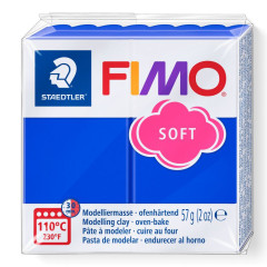 STAEDTLER ΠΗΛΟΣ FIMO 8020-33 SOFT BRILLIANT BLUE 57gr