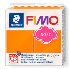 STAEDTLER ΠΗΛΟΣ FIMO 8020-42 SOFT TANGERINE  57gr