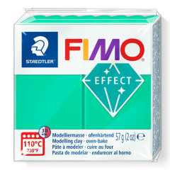 STAEDTLER ΠΗΛΟΣ FIMO 8020-504 EFFECT GREEN TRANSLUNCEN 57gr