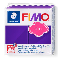 STAEDTLER ΠΗΛΟΣ FIMO 8020-63  SOFT PLUM 57gr