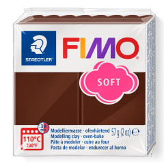 STAEDTLER ΠΗΛΟΣ FIMO 8020-75 SOFT  CHOCOLATE 57gr