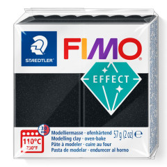 STAEDTLER ΠΗΛΟΣ FIMO 8020-907 EFFECT 57gr BLACK PEARL