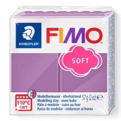 STAEDTLER ΠΗΛΟΣ FIMO 8020-T60 SOFT BLUEBERRY SHAKE 57gr