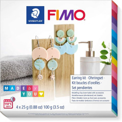 ΣΕΤ STAEDTLER FIMO SOFT DIY "Earring Kit"  ΜΕ ΟΔΗΓΙΕΣ ΚΑΙ ΑΞΕΣΟΥΑΡ