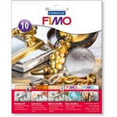 ΦΥΛΛΑ ΑΣΗΜΙ 14Χ14cm 10τεμ FIMO