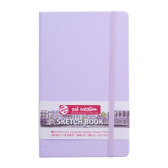 ΜΠΛΟΚ ΣΧΕΔΙΟΥ PASTEL VIOLET 13Χ21 80Φ 140GR ΔΕΜΕΝΟ ΜΕ ΛΑΣΤΙΧΟ SKETCH BOOK ART CREATION