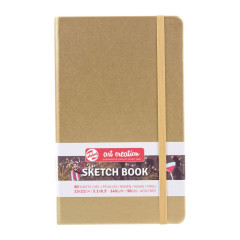 ΜΠΛΟΚ ΣΧΕΔΙΟΥ WHITE GOLD 13Χ21CM 80Φ 140GR ΔΕΜΕΝΟ ΜΕ ΛΑΣΤΙΧΟ SKETCH BOOK