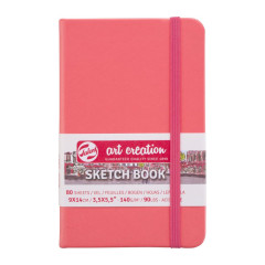 ΜΠΛΟΚ ΣΧΕΔΙΟΥ CORAL RED 9Χ14 80φ 140GR SKETCH BOOK TALENS ART CREATION