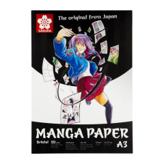 ΜΠΛΟΚ MANGA PAPER A3 20-ΦΥΛΛΑ 250gr