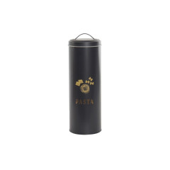 ΔΟΧΕΙΟ ΑΠΟΘΗΚΕΥΣΗΣ ΜΕΤΑΛΛΙΚΟ 10.8X10.5X32.8 3000ML PASTA BLACK