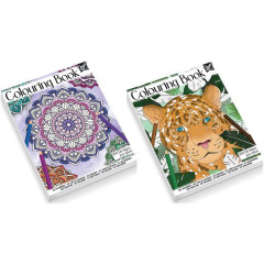 COLOURING BOOK 20,5X15.7, 72ΦΥΛΛΑ  2 ΣΧΕΔΙΑ