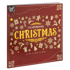 COLOURING BOOK XMAS  21,5Χ21,5CM 40 ΣΕΛΙΔΕΣ, 120 ΓΣΜ 3 ΣΧΕΔΙΑ