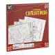 COLOURING BOOK XMAS  21,5Χ21,5CM 40 ΣΕΛΙΔΕΣ, 120 ΓΣΜ 3 ΣΧΕΔΙΑ