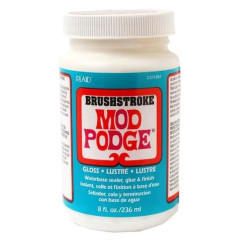 MOD PODGE BRUSHSTROKE MEDIUM-GLOSS 236ML PLAID