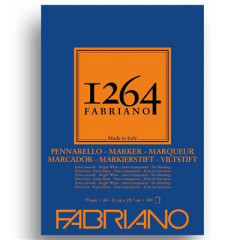 ΜΠΛΟΚ ΔΕΜΕΝΟ Α4 F-1264 70GR  MARKER 100Φ FABRIANO