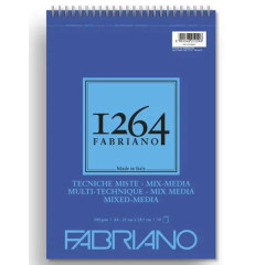 ΜΠΛΟΚ ΣΠΙΡΑΛ A4  F-1264 300GR MIX MEDIA 30Φ FABRIANO