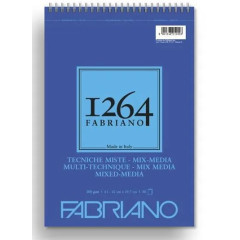 ΜΠΛΟΚ ΣΠΙΡΑΛ A3 F-1264 300GR MIX MEDIA 30Φ FABRIANO