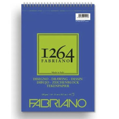 ΜΠΛΟΚ ΣΠΙΡΑΛ A4 F-1264 180GR  DRAWING PAPER 50Φ FABRIANO