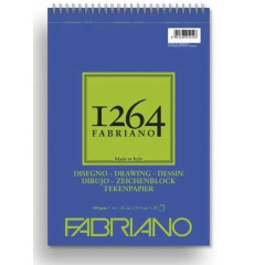 ΜΠΛΟΚ ΣΠΙΡΑΛ A3 F-1264 180GR  DRAWING PAPER 50Φ FABRIANO