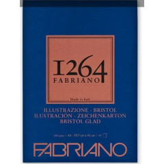 ΜΠΛΟΚ ΔΕΜΕΝΟ Α3  F-1264 200GR BRISTOL 50Φ FABRIANO