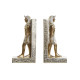 ΒΙΒΛΙΟΣΤΑΤΕΣ  SET 2 RESIN 10,5X7,5X20 EGYPTIAN GOLDEN