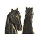 ΒΙΒΛΙΟΣΤΑΤΕΣ  SET 2 RESIN 23X9X19 HORSE COPPER-COLORED