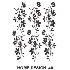 ΣΤΕΝΣΙΛ 35Χ50 HOME DESING STENCILS ARTEBELLA